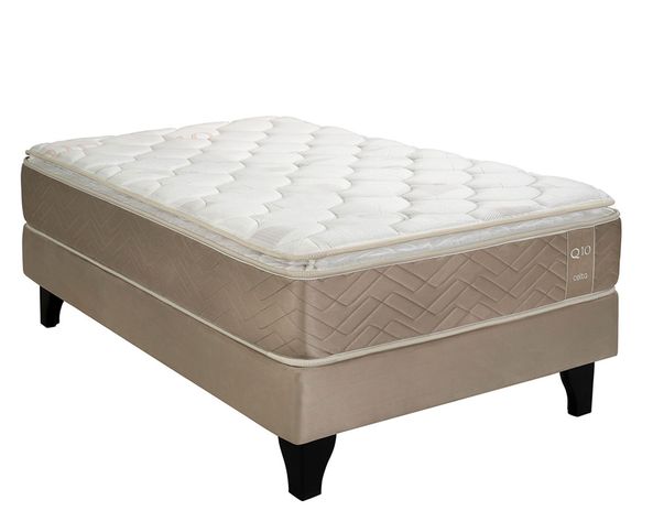 Cama europea 1.5 plazas x 190 cm Q10 Premium-0
