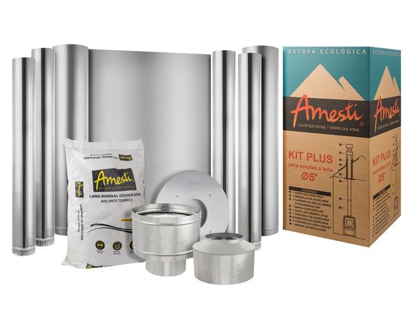 Kit instalación 5 PCS plus gris Amesti-0