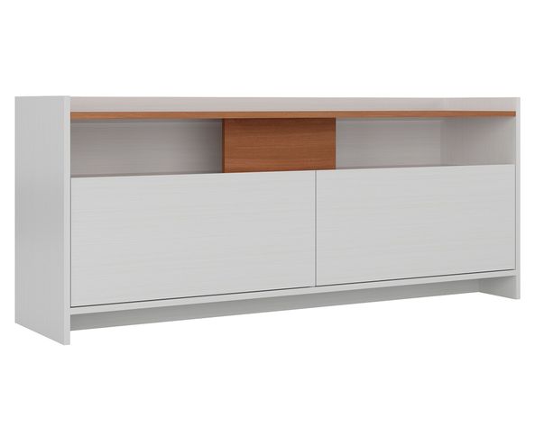Rack TV 55" Rk 2120 blanco café claro-0