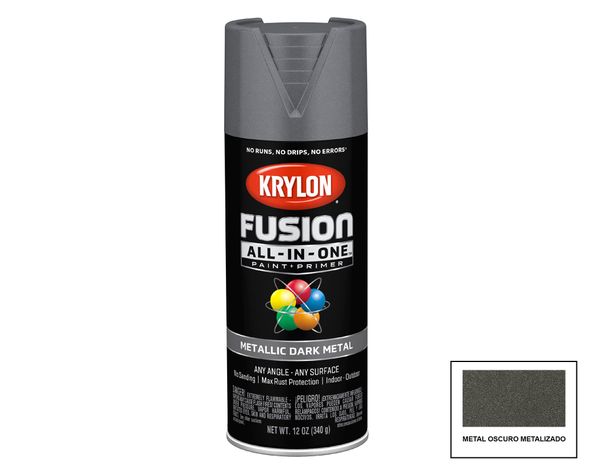 Pintura spray 340 ml Fusion gris oscuro metalizado-0