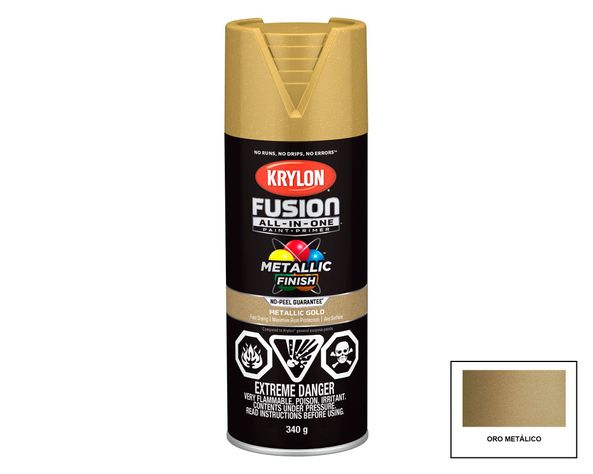 Pintura spray 340 ml Fusion dorado metalizado-0