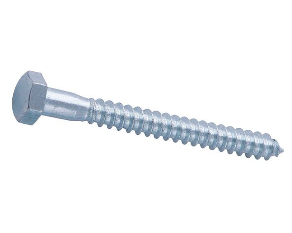 Tornillo Tirafondo 5/16 x 3''zincado 2 unidades Imporper.-0