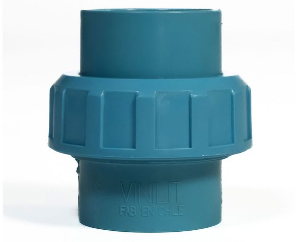 Unión Americana hidráulica para cementar 40 mm celeste-0