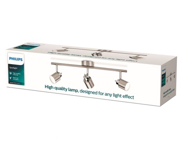 Aplique 35W GU10 3 luces Meranti gris-2