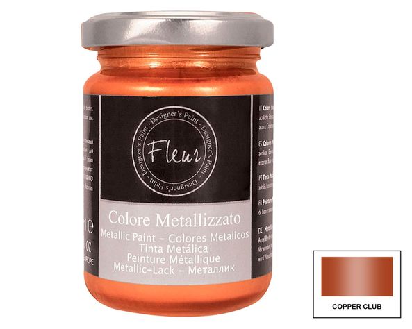 Pintura metálica 130 ml copper club Fleur-2