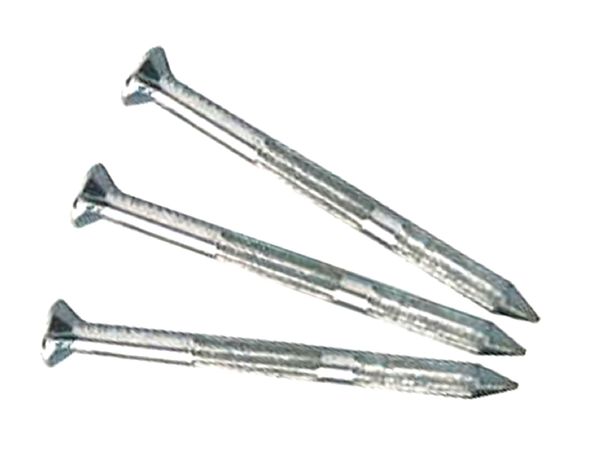 Clavo acero temp. estriado 2.7x50 10 unidades. aluminio. Easy Fix-0