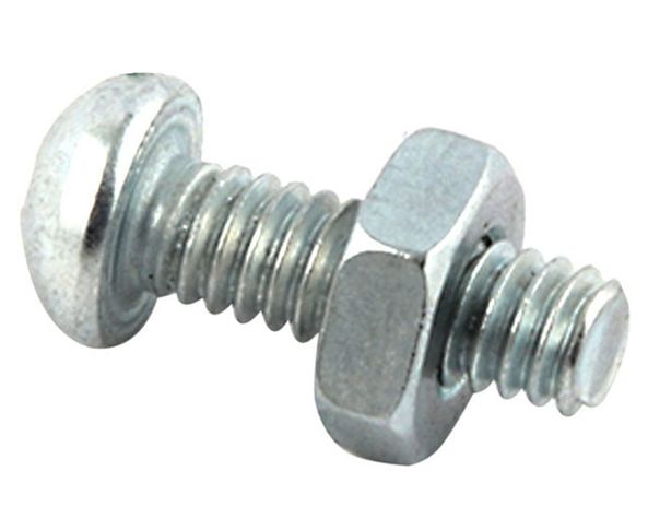 Perno cocina con tuerca 5/32x1/2'' zincado 20 unidades Arnik-0