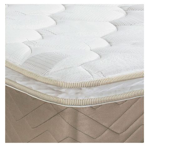 Cama europea 1.5 plazas x 190 cm Q10 Premium + set textil-3