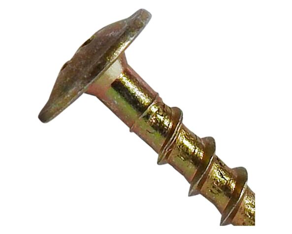 Tornillo rosca gruesa 6x20 cm 10 unidades amarillo-1