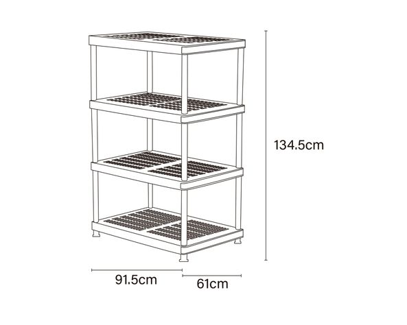 Repisa ventilada HD 134.5x91.5x61 cm-4