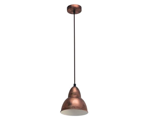 Lámpara colgar 1L E27 Truro cobre Eglo-0