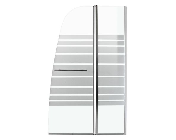 Batiente baño 150x90 cm 5 mm Franja con manilla-0