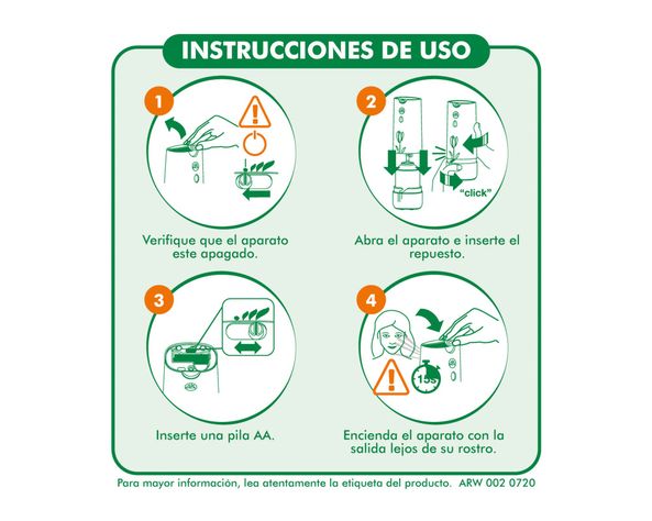 Aromatizador automático + recarga 250 ml lavanda Air wick.-3