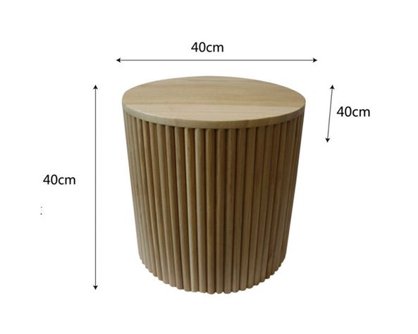 Mesa de centro Tirsa natural 40 cm-2