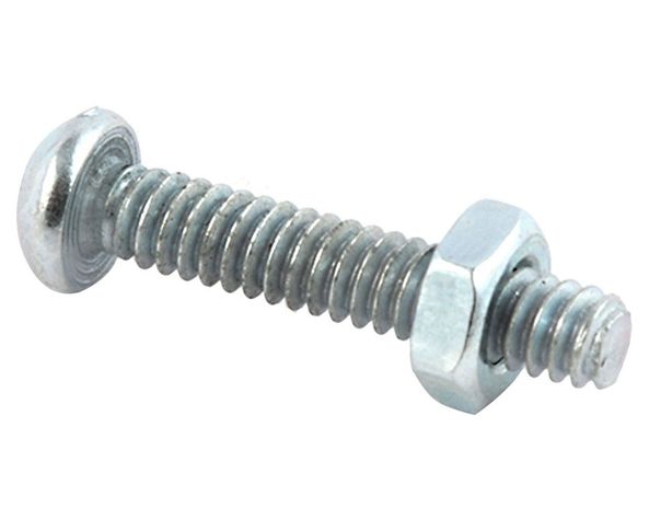 Perno cocina con tuerca 3/16x1'' zincado 20 unidades Arnik-0