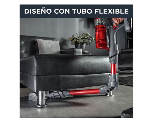 Aspiradora vertical inalámbrica X-Force rojo 130W-4