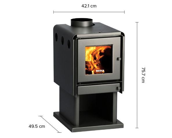 Estufa a leña 9400W Limit 360 Bosca-3
