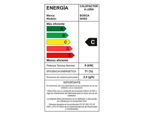 Estufa a leña 9400W Limit 360 Bosca-5