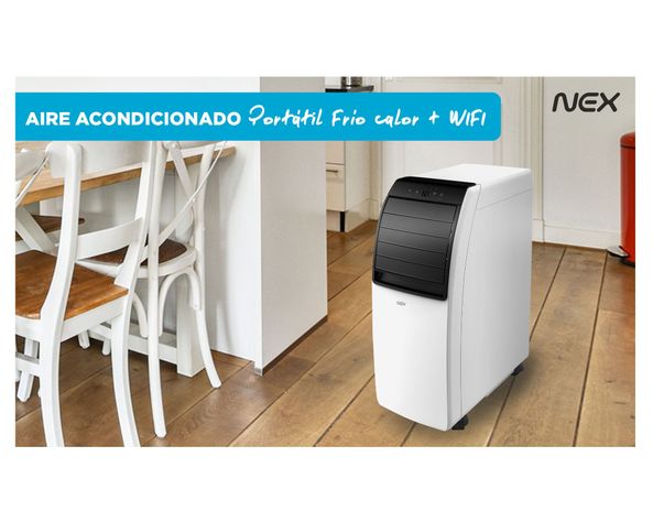 Aire acondicionado portátil 12000 BTU frío/calor Nex-3