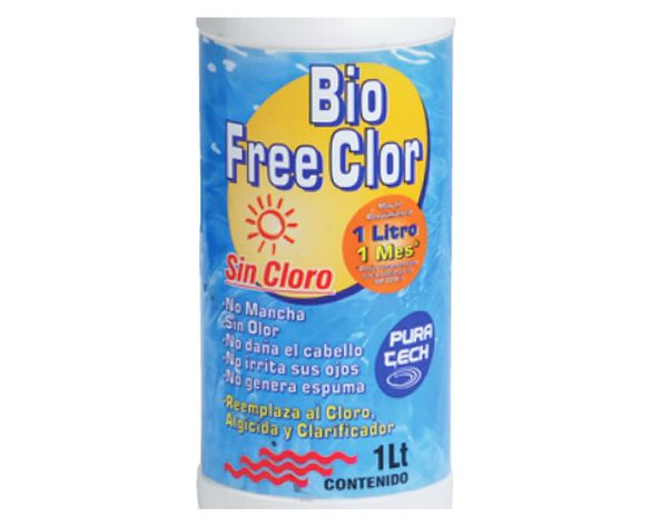 Bio free clor piscina 1 litro Pura tech-1