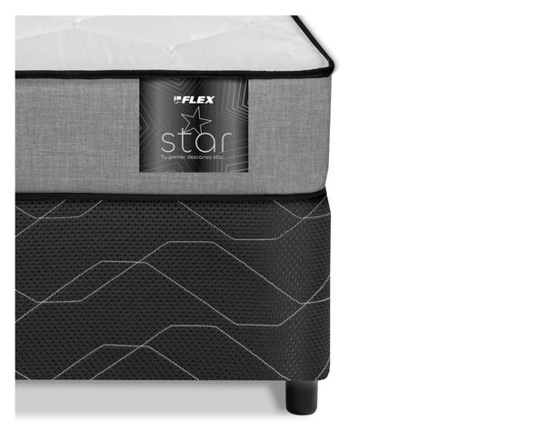 Cama europea 1.5 plazas x 190 cm Star-2