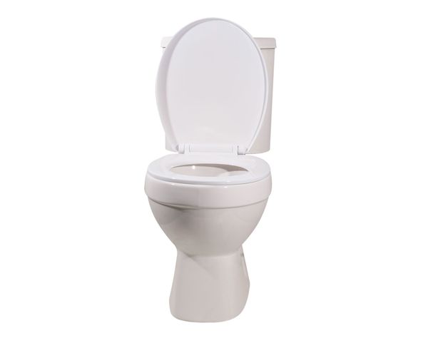 Two piece 20 cm asiento cierre suave Bali blanco-2