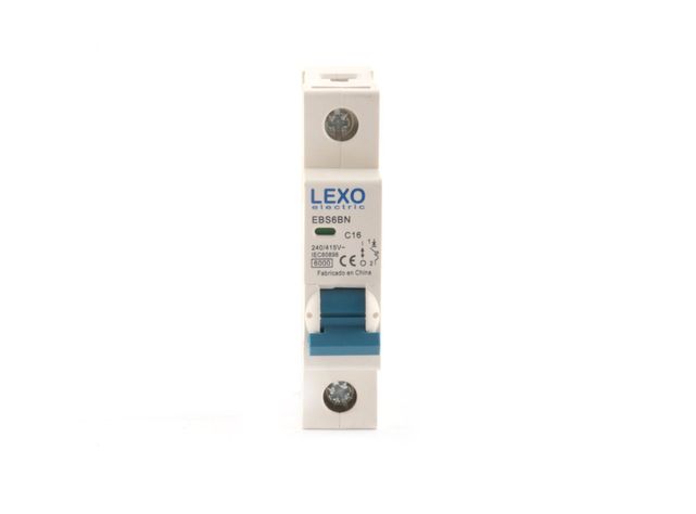 Interruptor automático C 16A EBS6BN Lexo-0