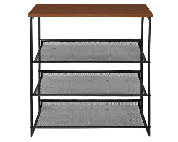 Zapatero 4 niveles malla 76x64x33 cm-0
