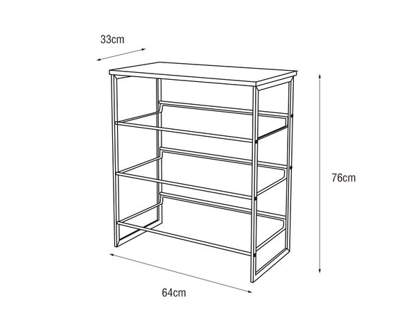 Zapatero 4 niveles malla 76x64x33 cm-2