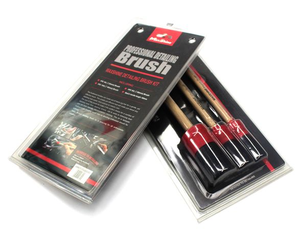 Set de cepillos cerda suave 3 piezas MaxShine-0
