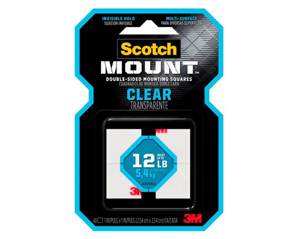 Cuadro montaje doble faz Transparente 2.54x2.54 cm 48 un.-0