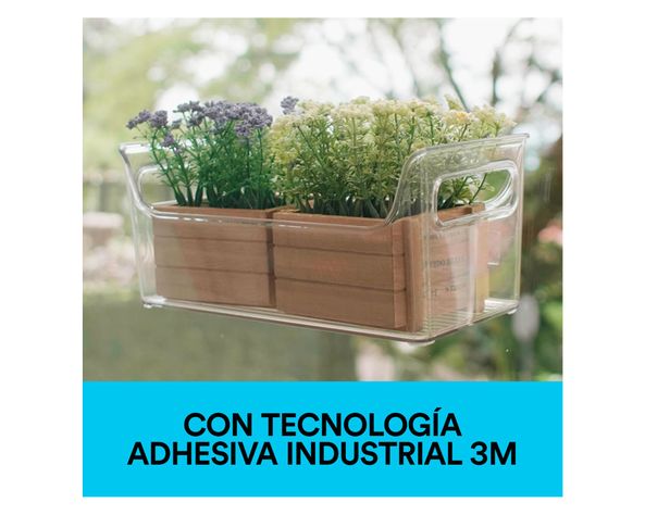 Cuadro montaje doble faz Transparente 2.54x2.54 cm 48 un.-4