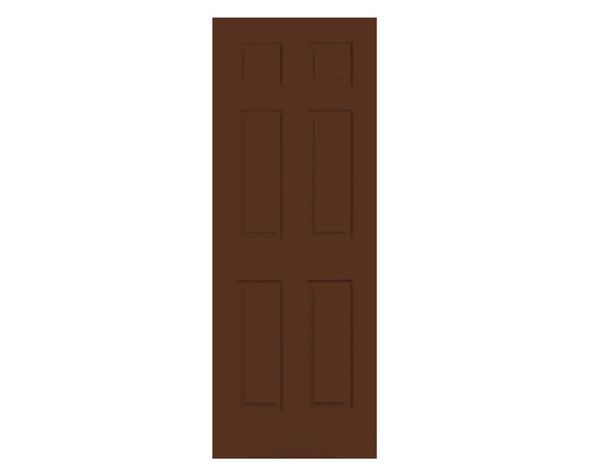 Puerta Metálica Sinfonía 85x200 cm Chocolate Sin perforación Masonite-1