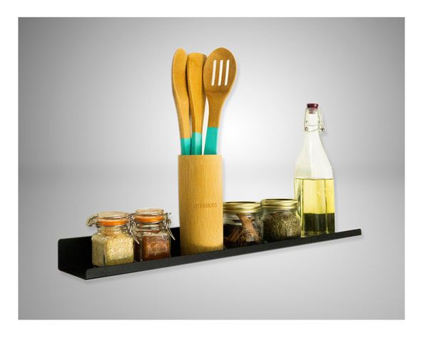 Repisa 60 cm Spezia negro Ducasse-1