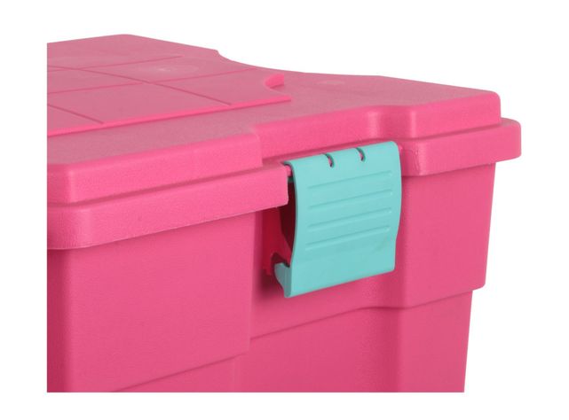 Baúl 100 litros rosado Wenco-2