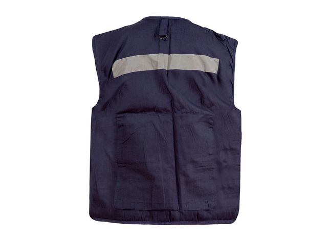 Chaleco geólogo poplin azul RFX-1