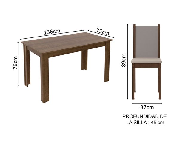 Comedor 6 sillas Ana-3