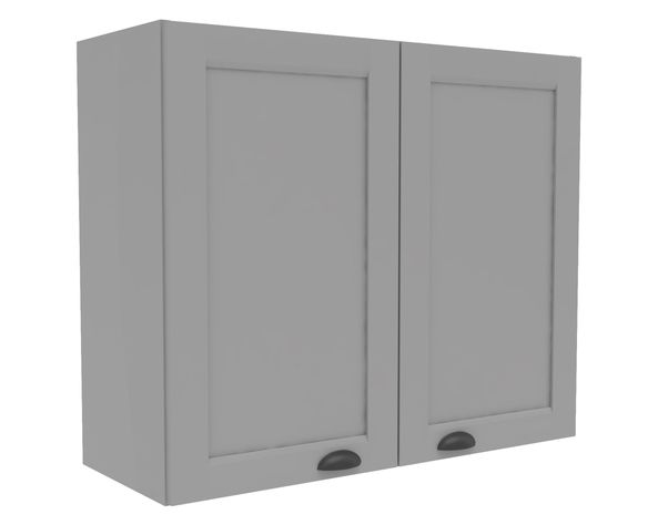 Mueble cocina mural 80 cm 2 puertas Premier gris-1