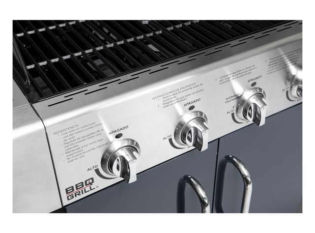 Parrilla a gas 4 quemadores + lateral infrarrojo Texas BBQ Grill-5