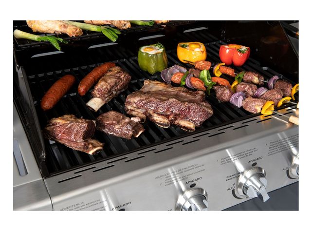 Parrilla a gas 4 quemadores + lateral infrarrojo Texas BBQ Grill-8