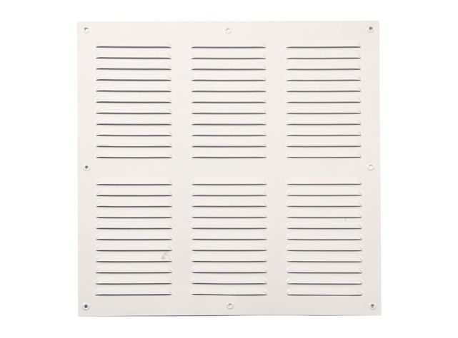 Ventilación 40x40 cm aluminio esmaltado blanco-0