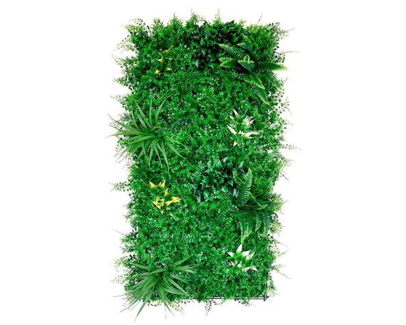 Jardín vertical artificial 50x100 cm Helecho denso-0
