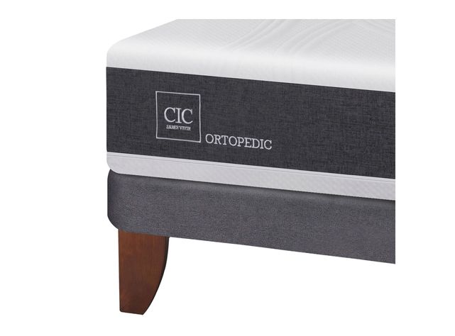 Cama europea 1.5 plazas Ortopedic + set Olmo Cic-2