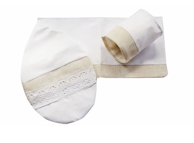 Set accesorios baño yute beige Cotidiana-1