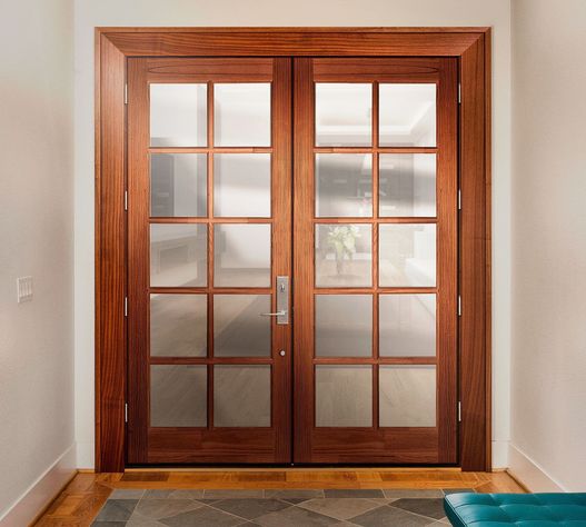 Puerta Pino Radiata Sevillana 80x210 cm 10 Vidrios Moldupanel-0