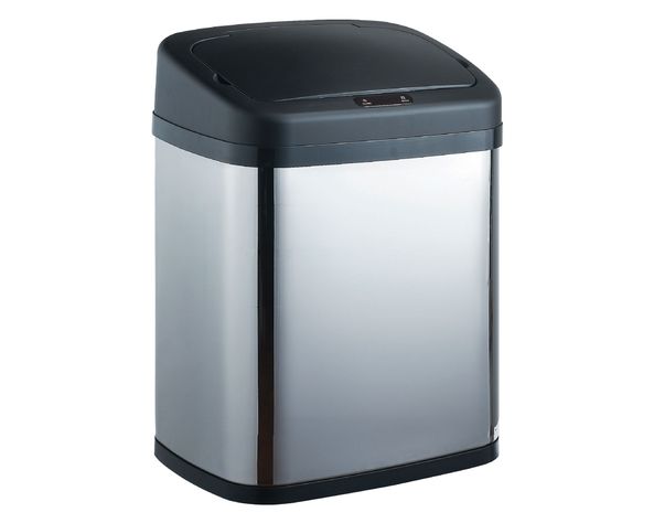 Basurero con sensor cromado 20 lt-0
