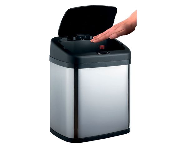Basurero con sensor cromado 20 lt-1