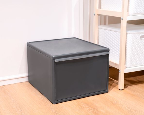 Cajonera modular alta grafito 30x40x47 cm-1