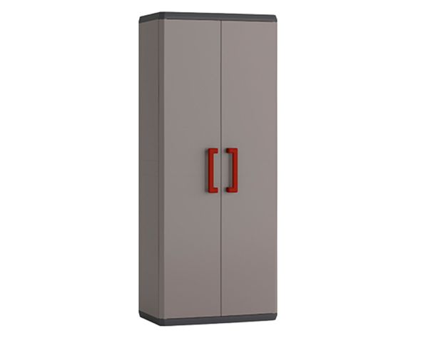 Estante organizador utility Quadra gris mate 166x68x39 cm-0