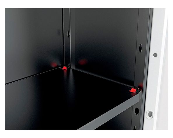 Estante organizador utility Quadra gris mate 166x68x39 cm-2